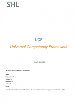 UCF Sample Report with Dev. Tips and Johari Window (DE)