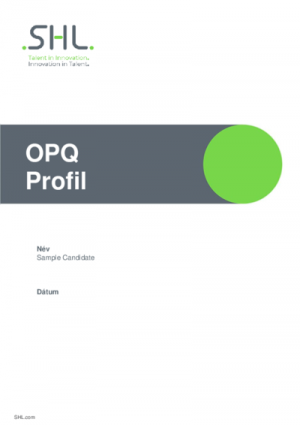 OPQ Profil jelentés