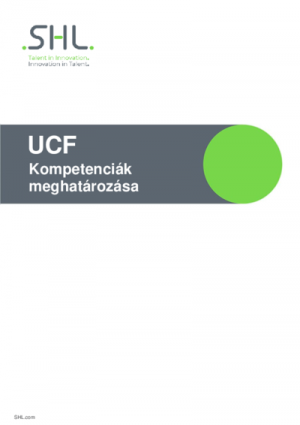 UCF - Kompetenciák meghatározása