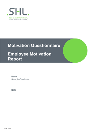 MQ.M5 Employee Motivation Report
