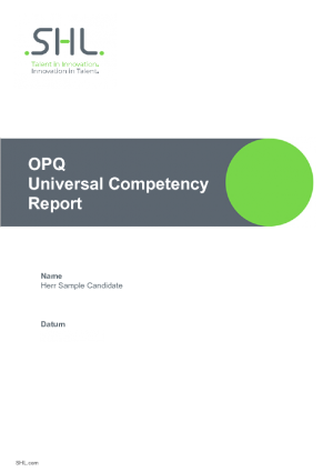 OPQ Universal Competency Report (DE)
